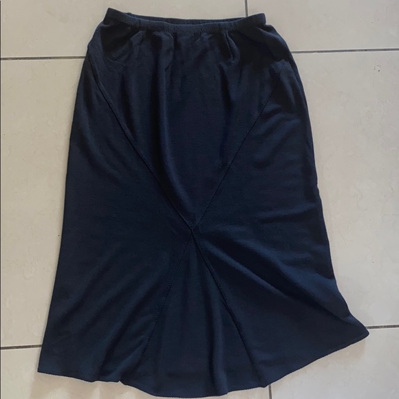 Eileen Fisher Viscose Wool Blend Flared Bottom M - Picture 6 of 8